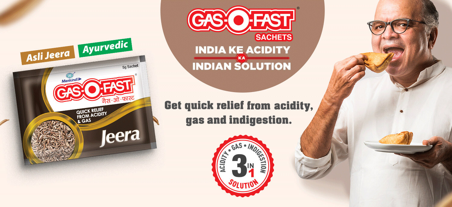 Get Instant Relief from Acidity Cure Indigestion Problem GasOFast
